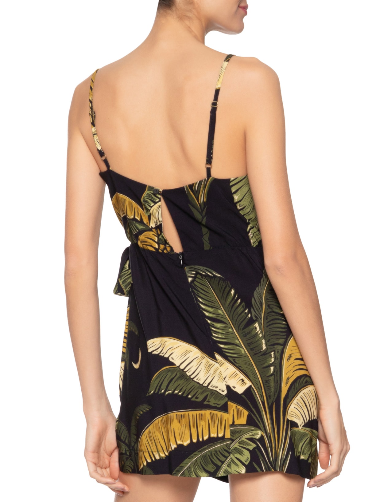 Vestido Curto Itacaré Preto Farm