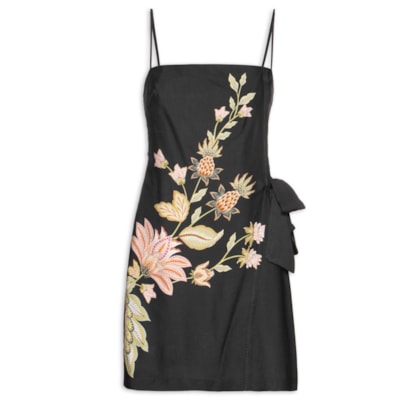 Vestido Curto Jamile - Preto