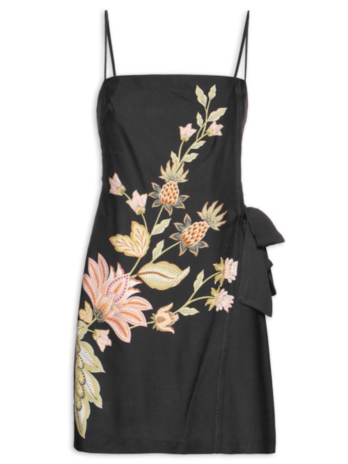 Vestido Curto Jamile - Preto