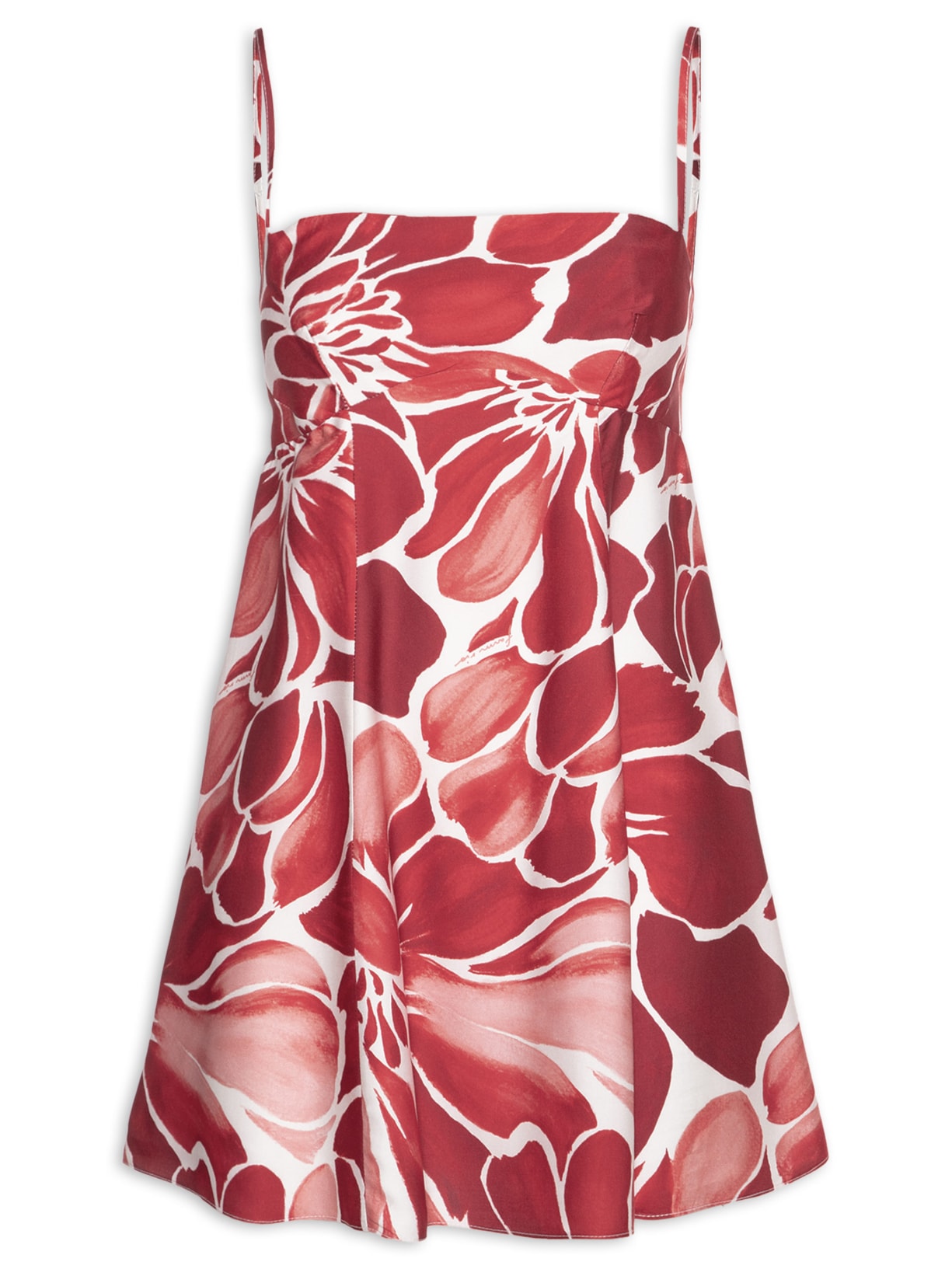 Vestido Curto Jardim de Amora – Vermelho