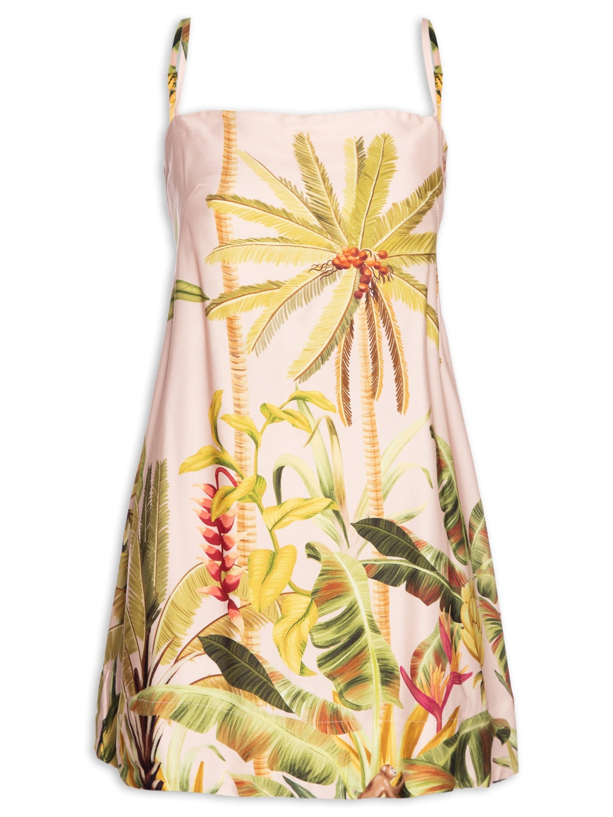 Vestido Curto Jeri - Rosa