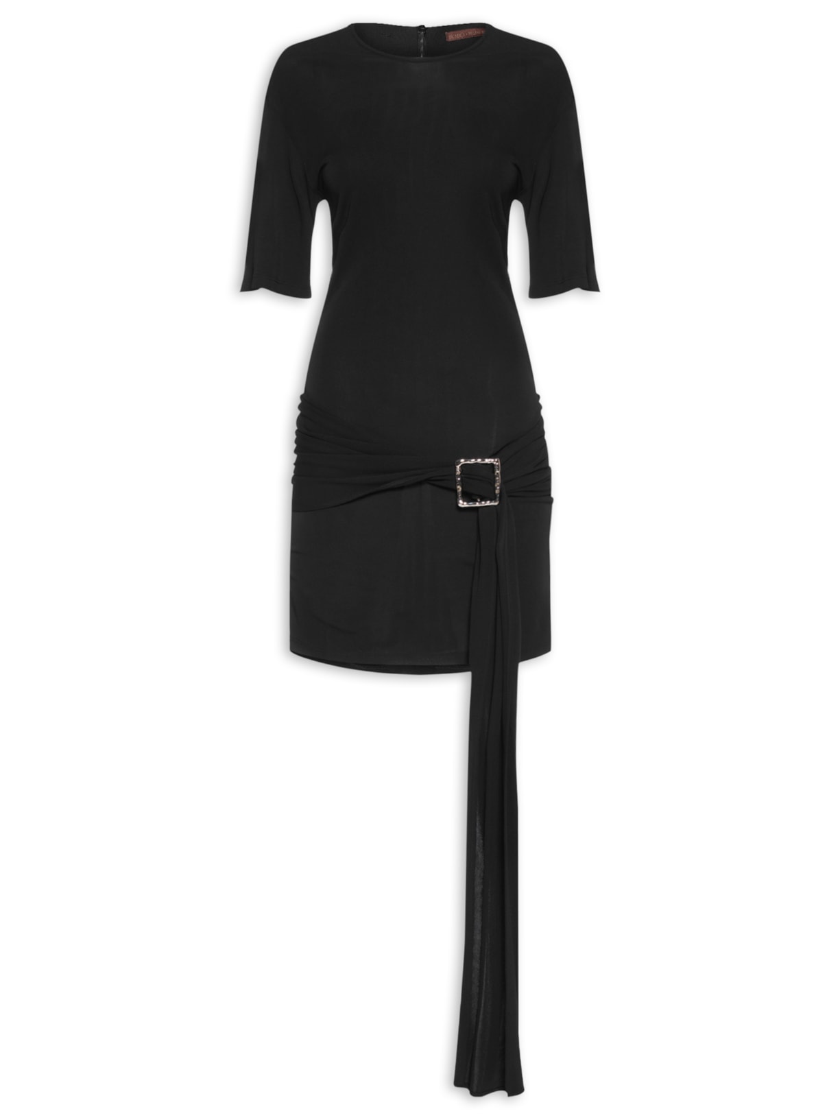 Vestido Curto Jersey Helena - Preto