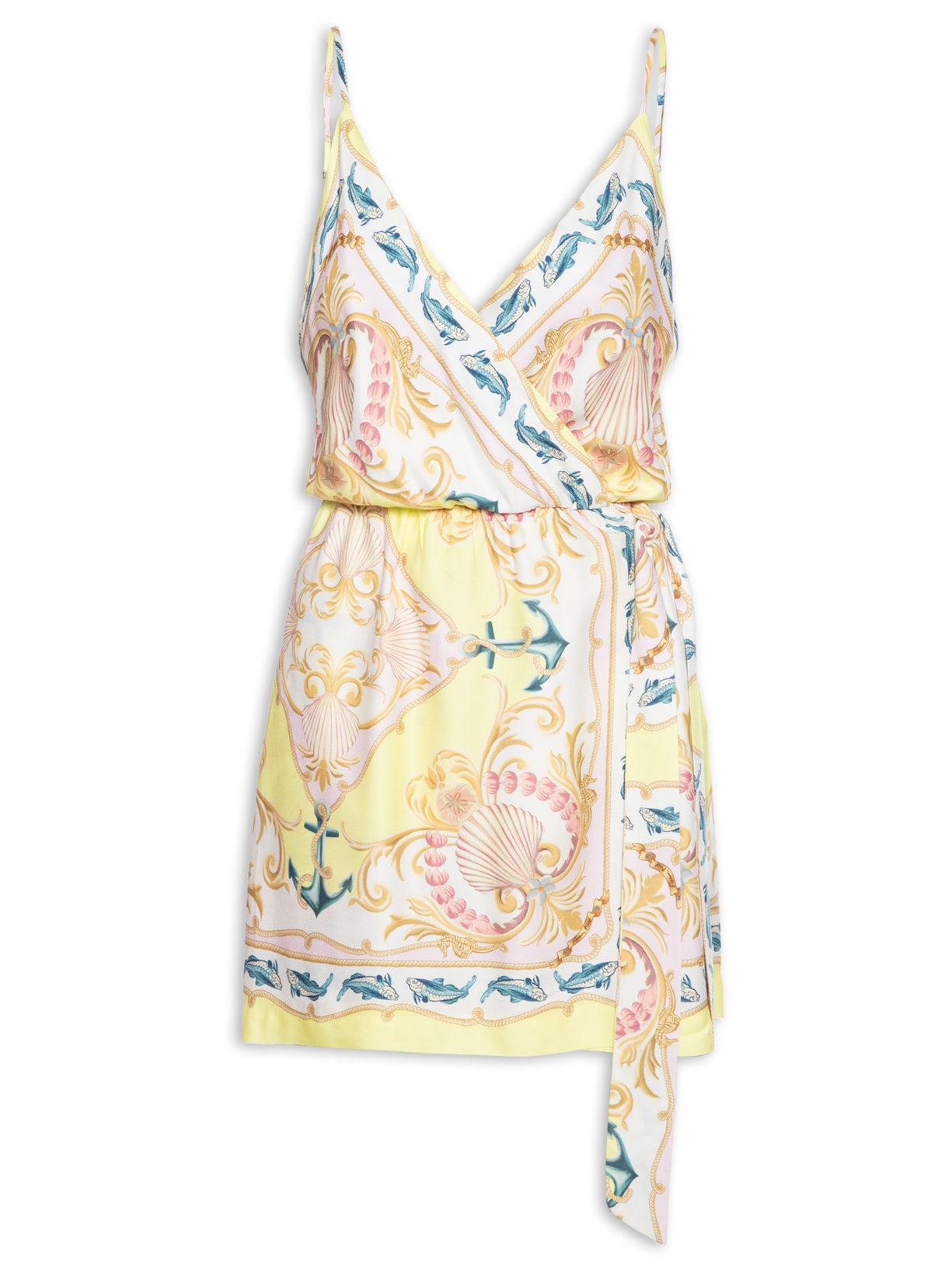 Vestido Curto La Sirena - Amarelo