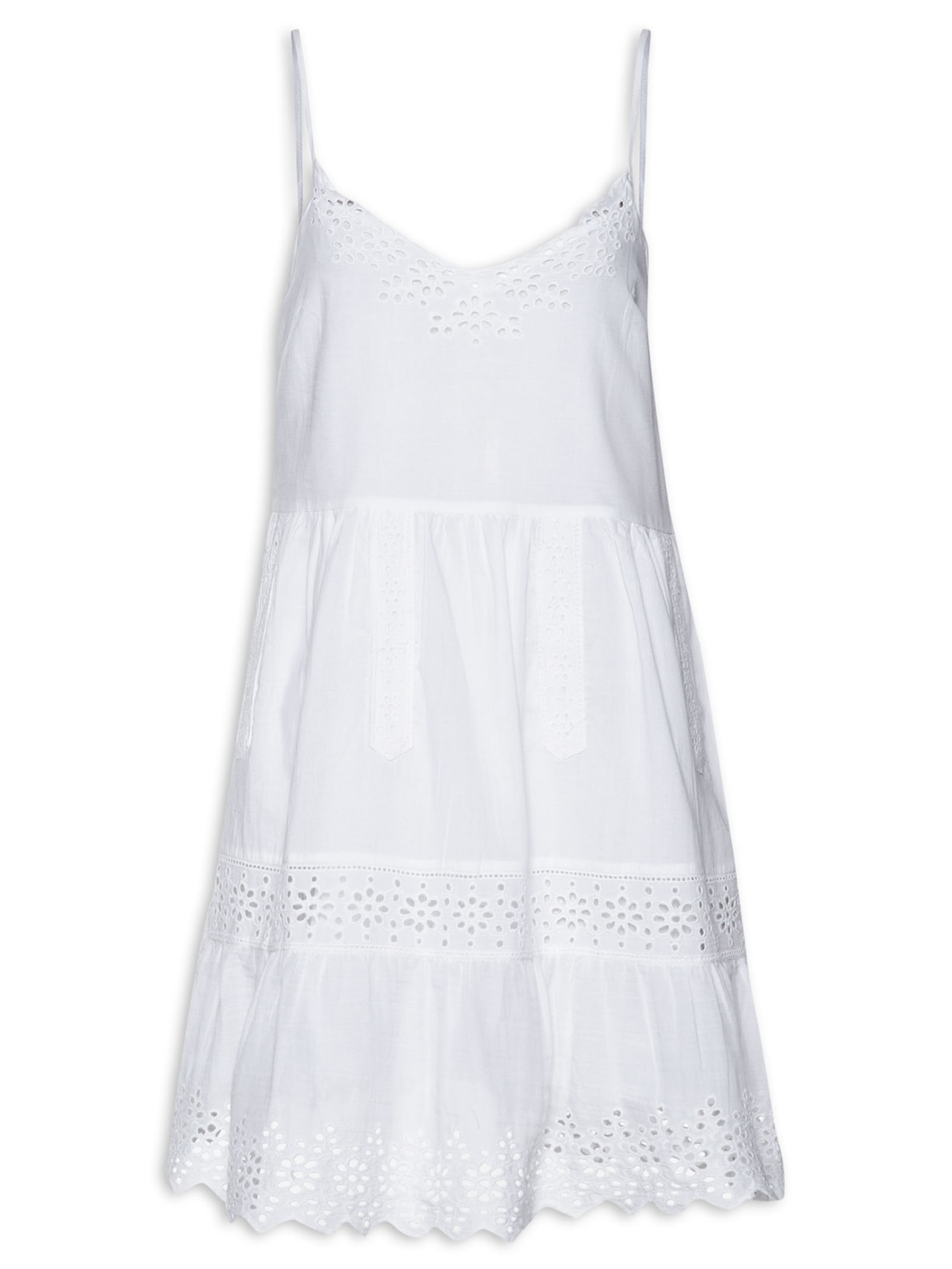 Vestido Curto Laise - Off White
