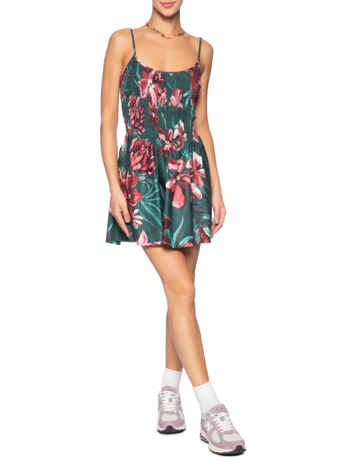 Vestido Curto Lineia Verde Farm