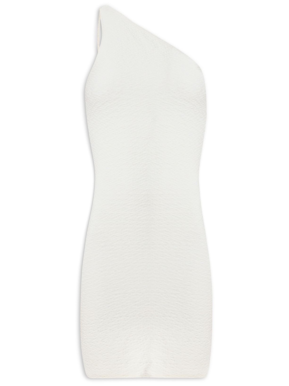 Vestido Curto Liso - Off White