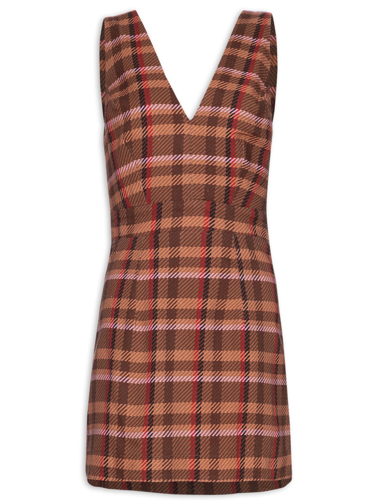 Vestido Curto Lucy - Marrom