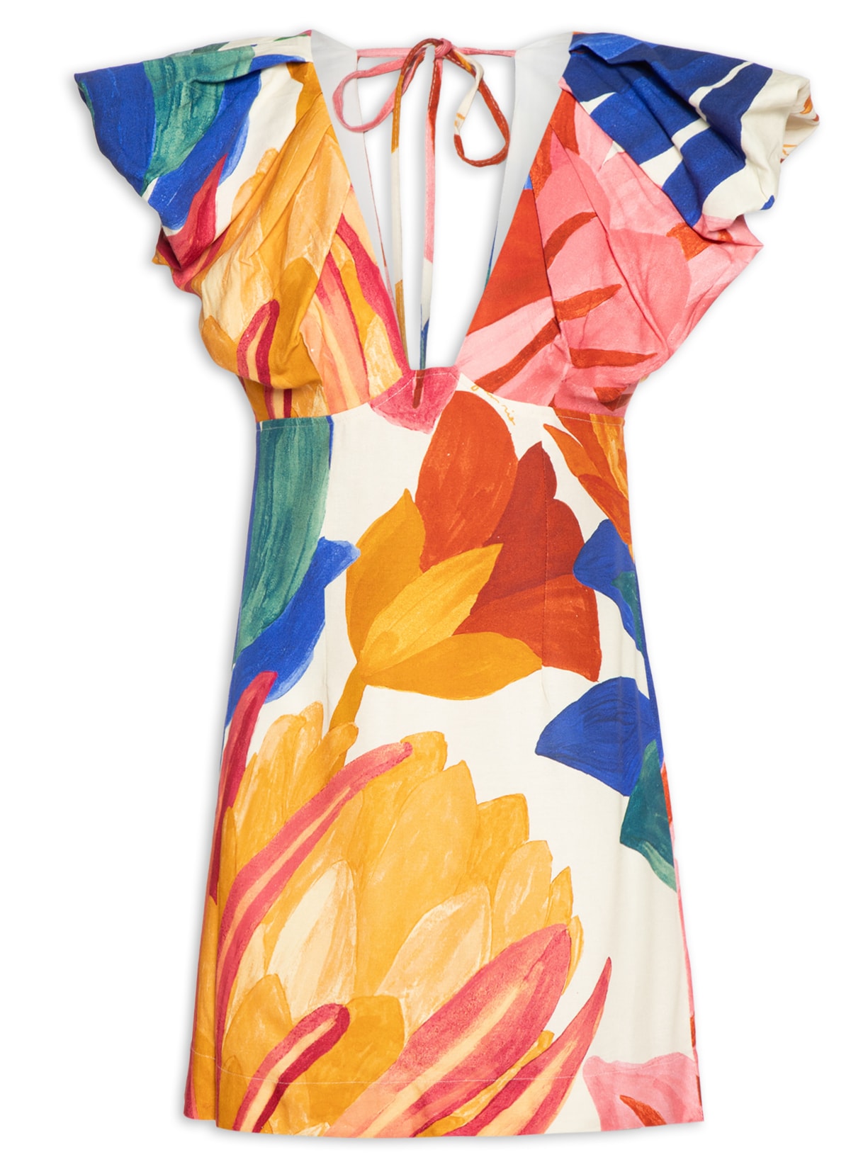 Vestido Curto Luiza - Rosa