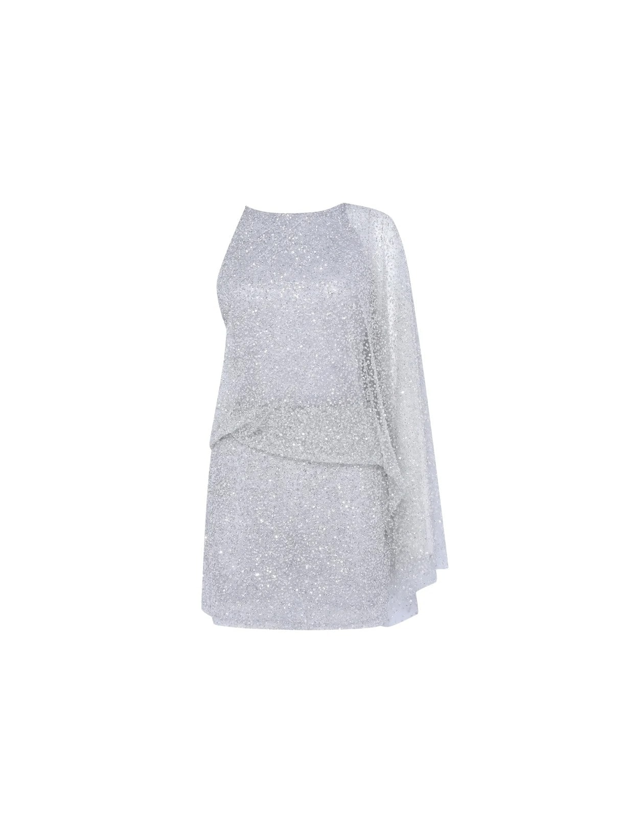 Vestido Curto Luna Prata Shop Ginger