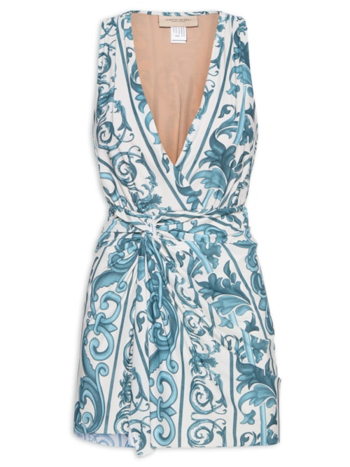 Vestido Curto Lycra Hera - Azul