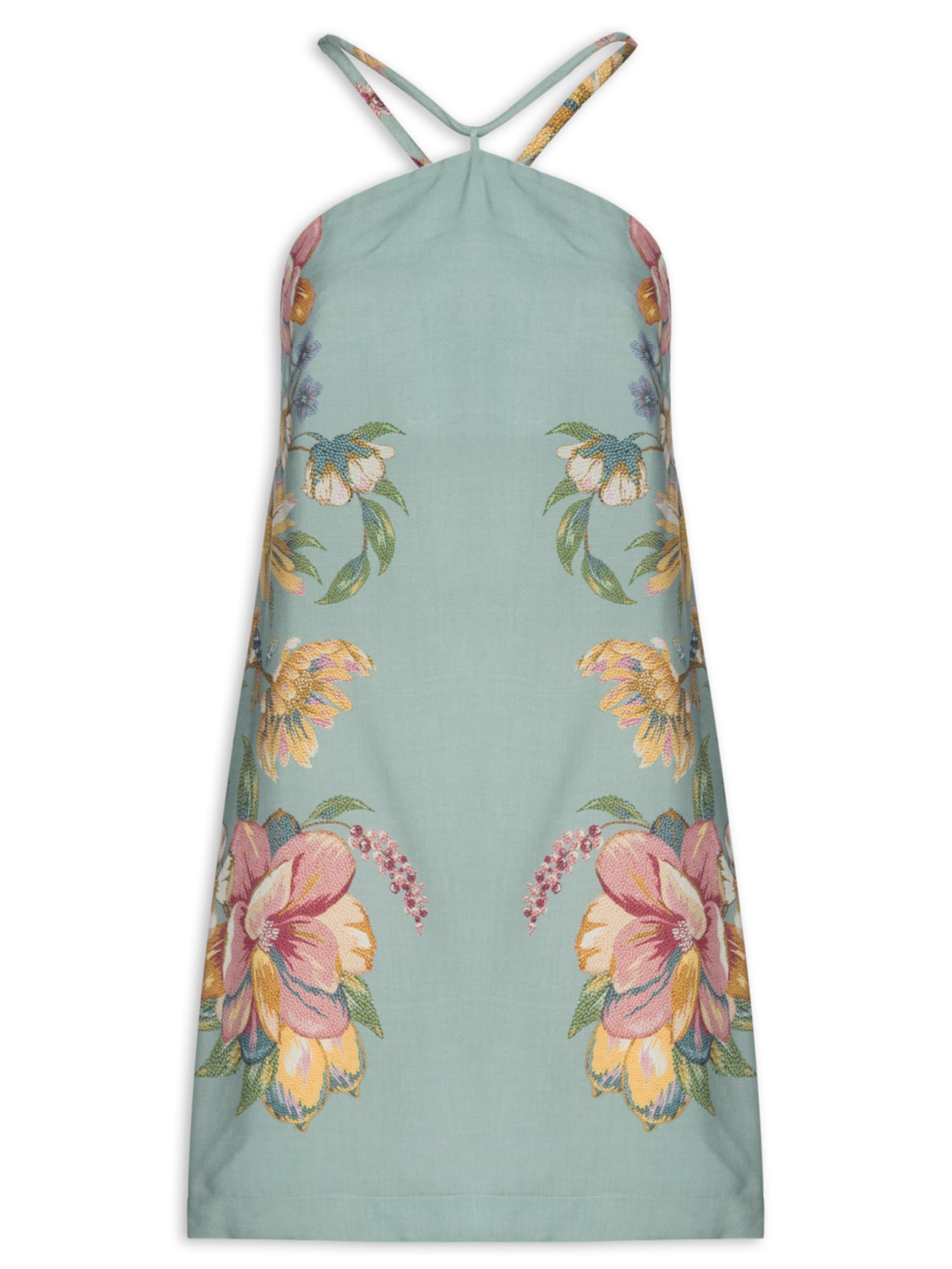 Vestido Curto Maira - Azul