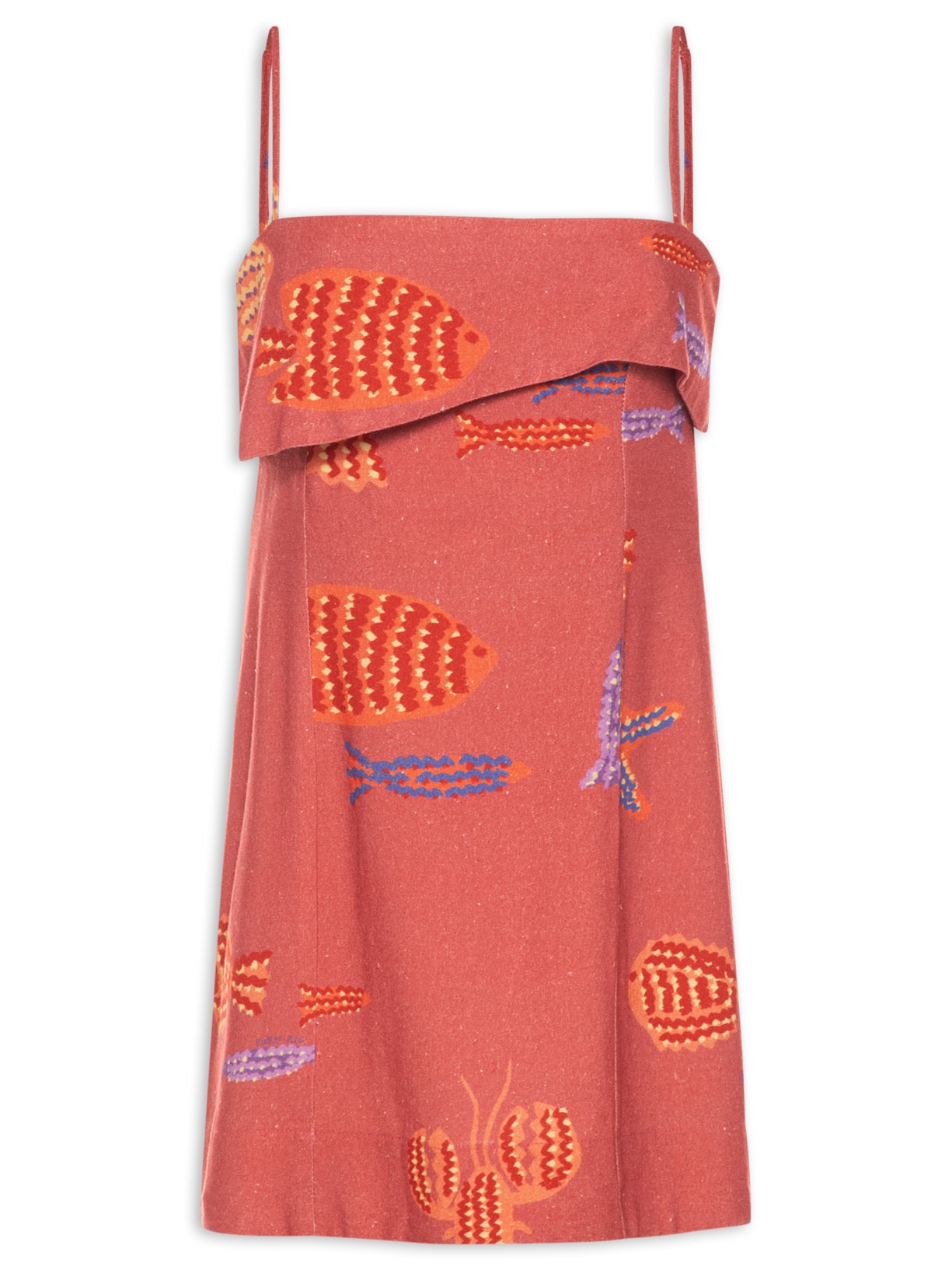 Vestido Curto Maré Boa - Vermelho