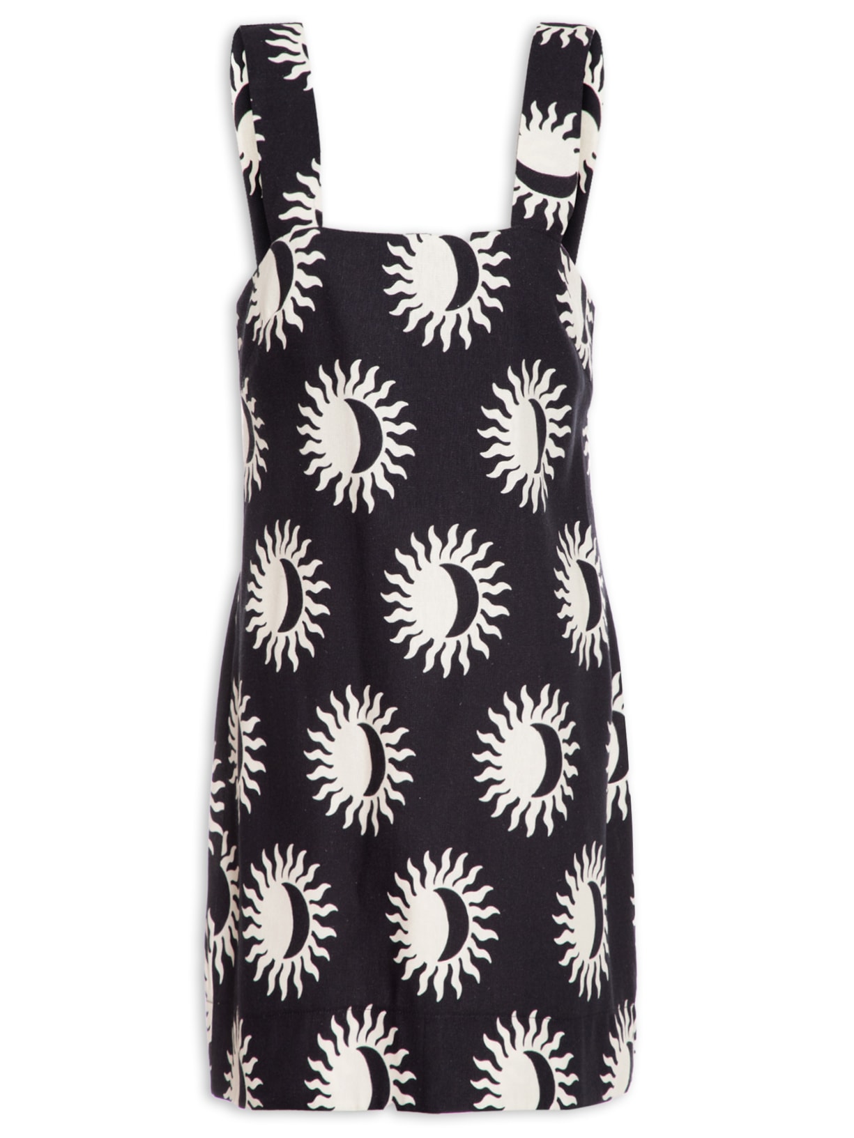 Vestido Curto Maré De Sol - Preto