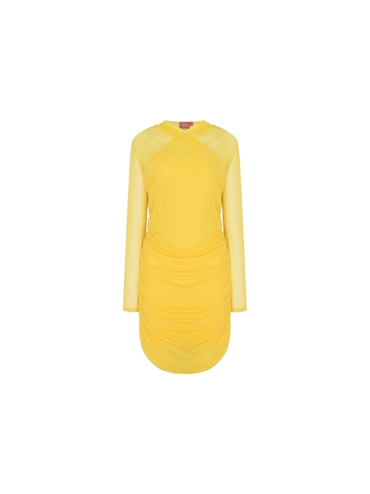 Vestido Curto Mareh Maresia Amarelo