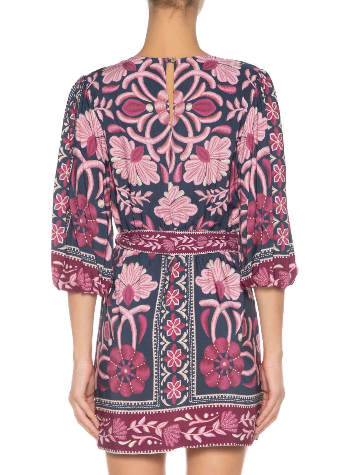 Vestido Curto Maresia Roxo Farm