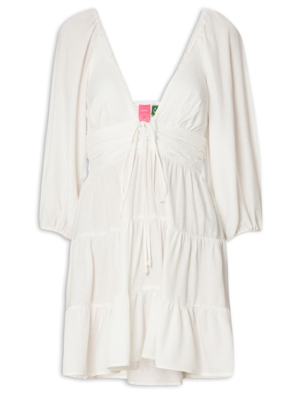 Vestido Curto Marias - Off White