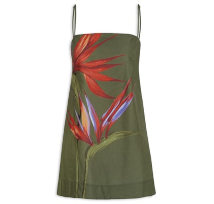 Vestido Curto Maxi Estrelicia - Verde