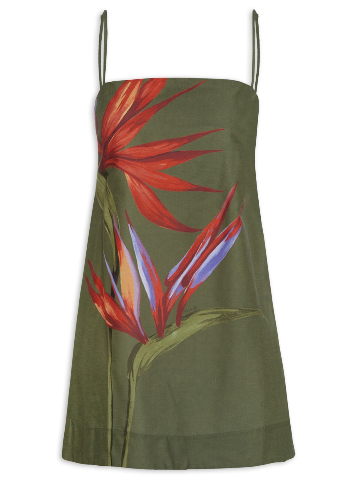 Vestido Curto Maxi Estrelicia - Verde