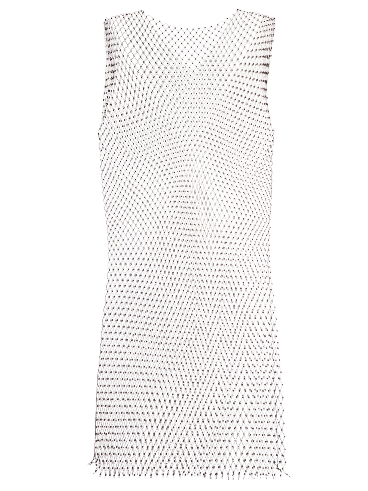 Vestido Curto Metálico - Preto