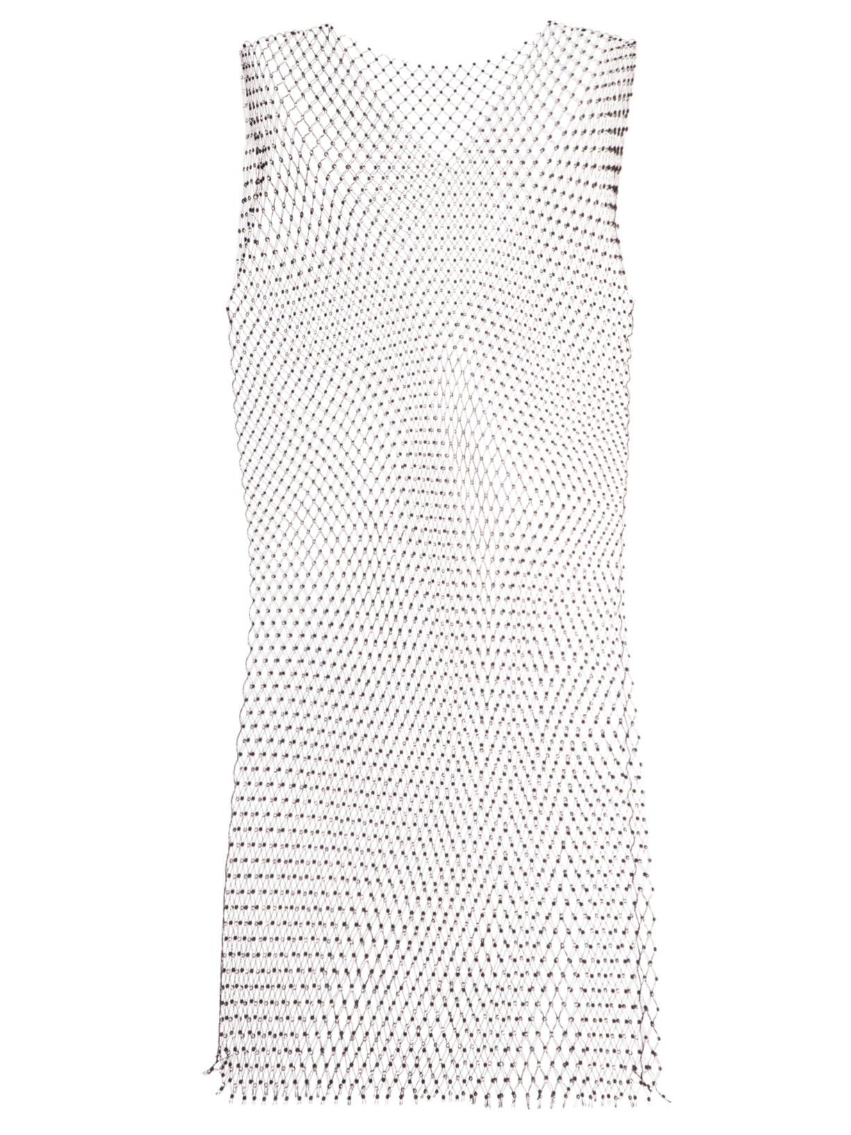 Vestido Curto Metálico - Preto