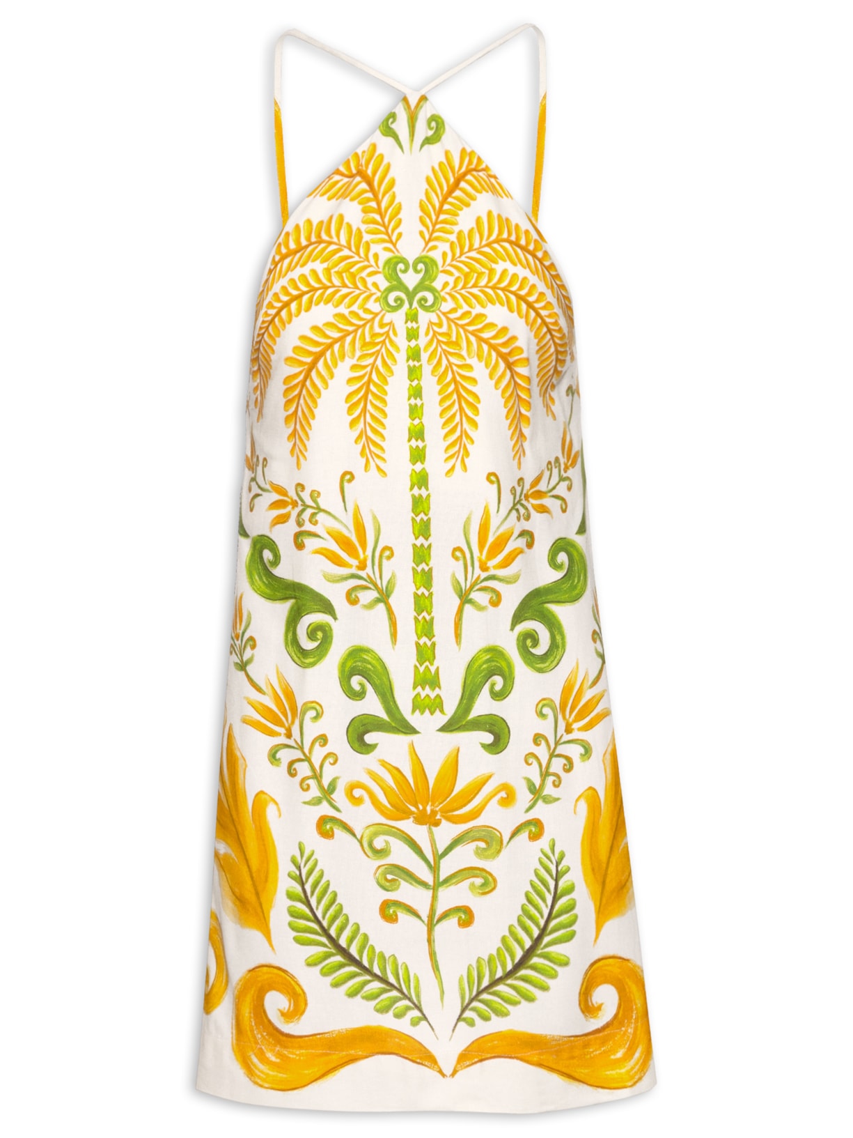 Vestido Curto Milani - Amarelo