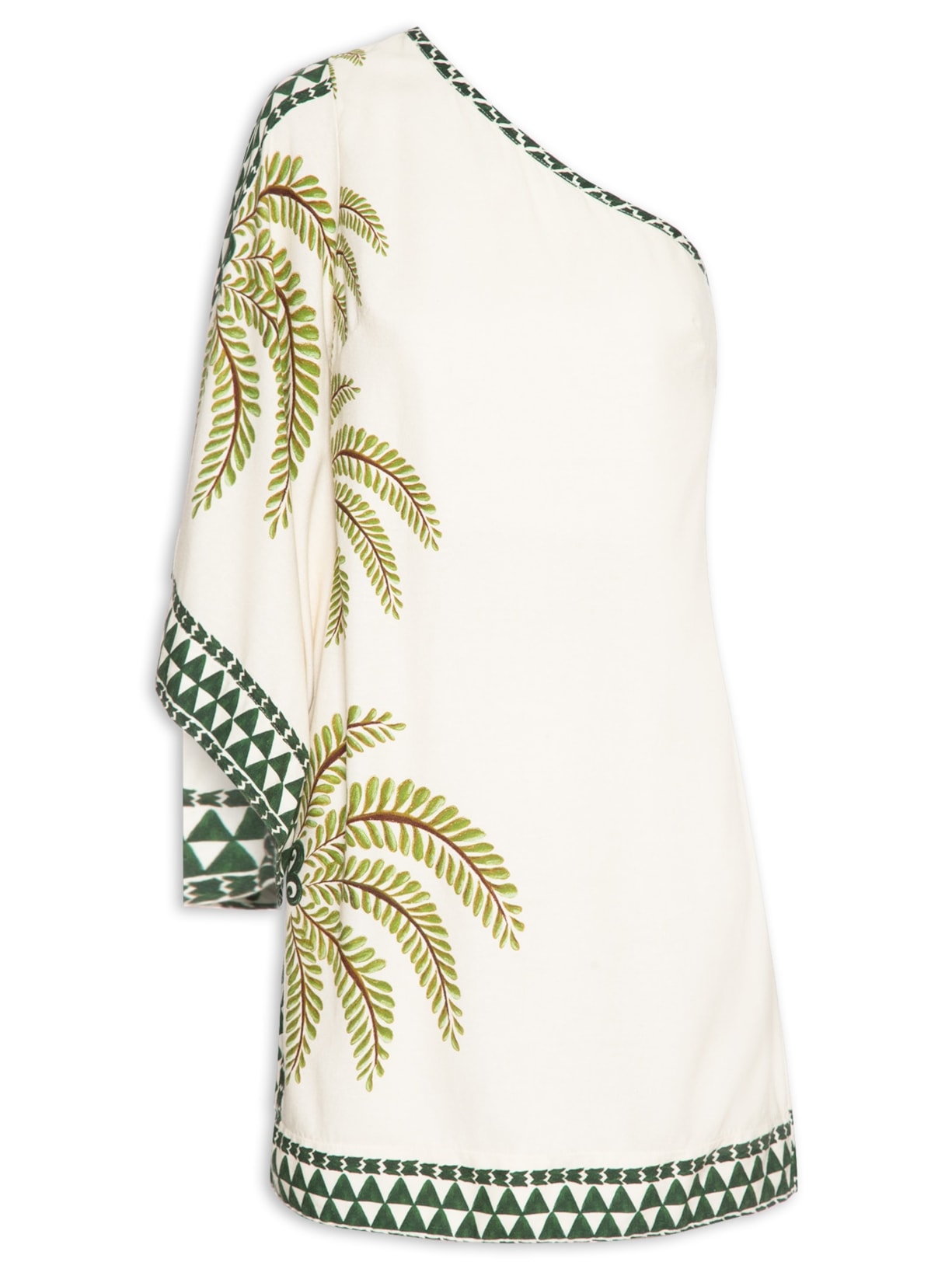 Vestido Curto Milani Coqueiros Localizado - Verde