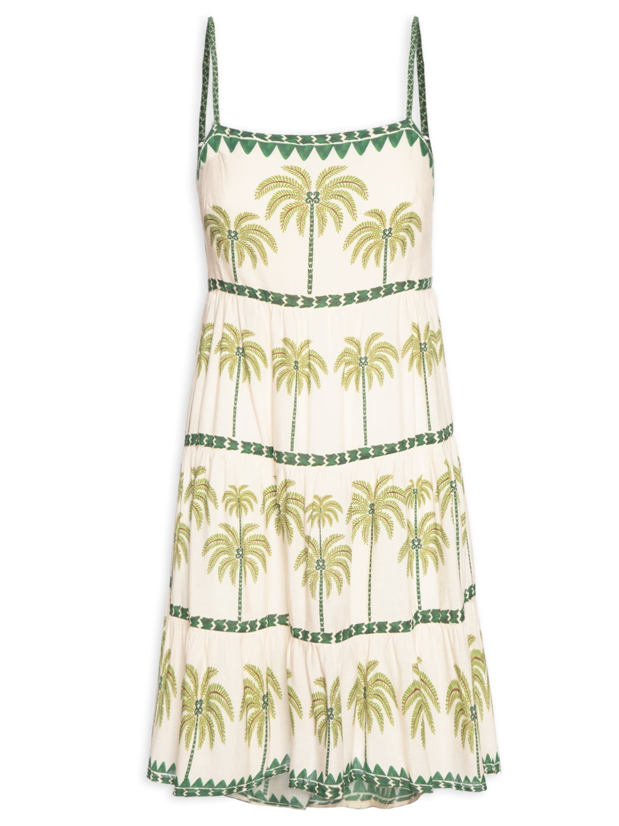 Vestido Curto Milani Coqueiros - Verde