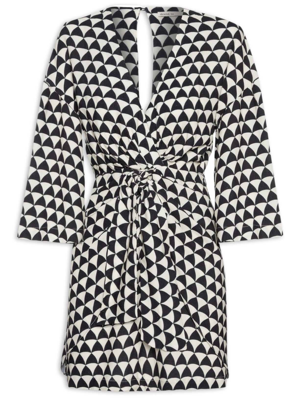 Vestido Curto Miragem - Preto