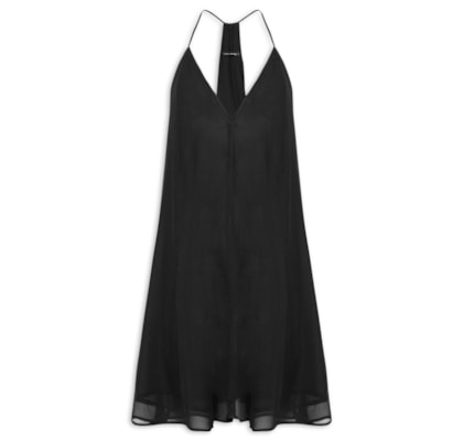 Vestido Curto Nadador - Preto