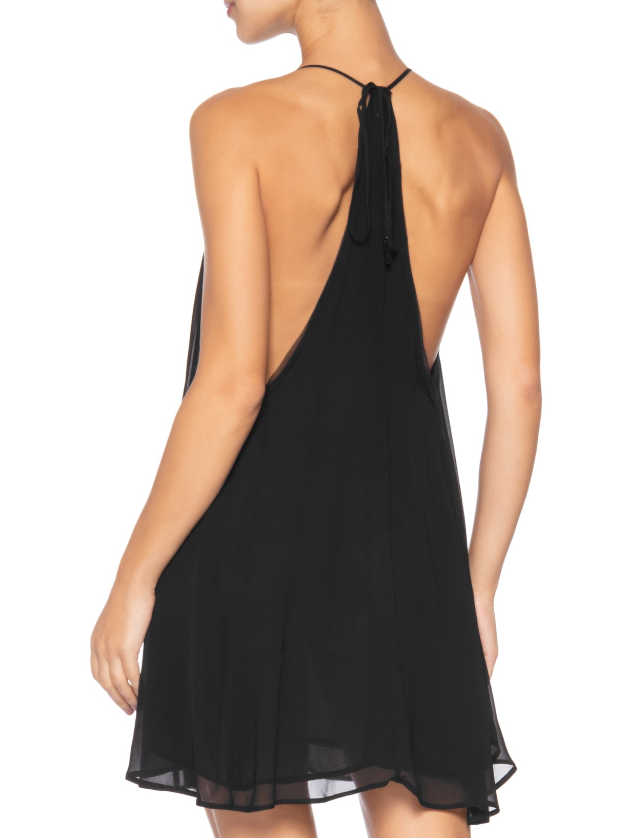 Vestido Curto Nadador Preto Animale Jeans