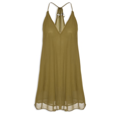 Vestido Curto Nadador - Verde