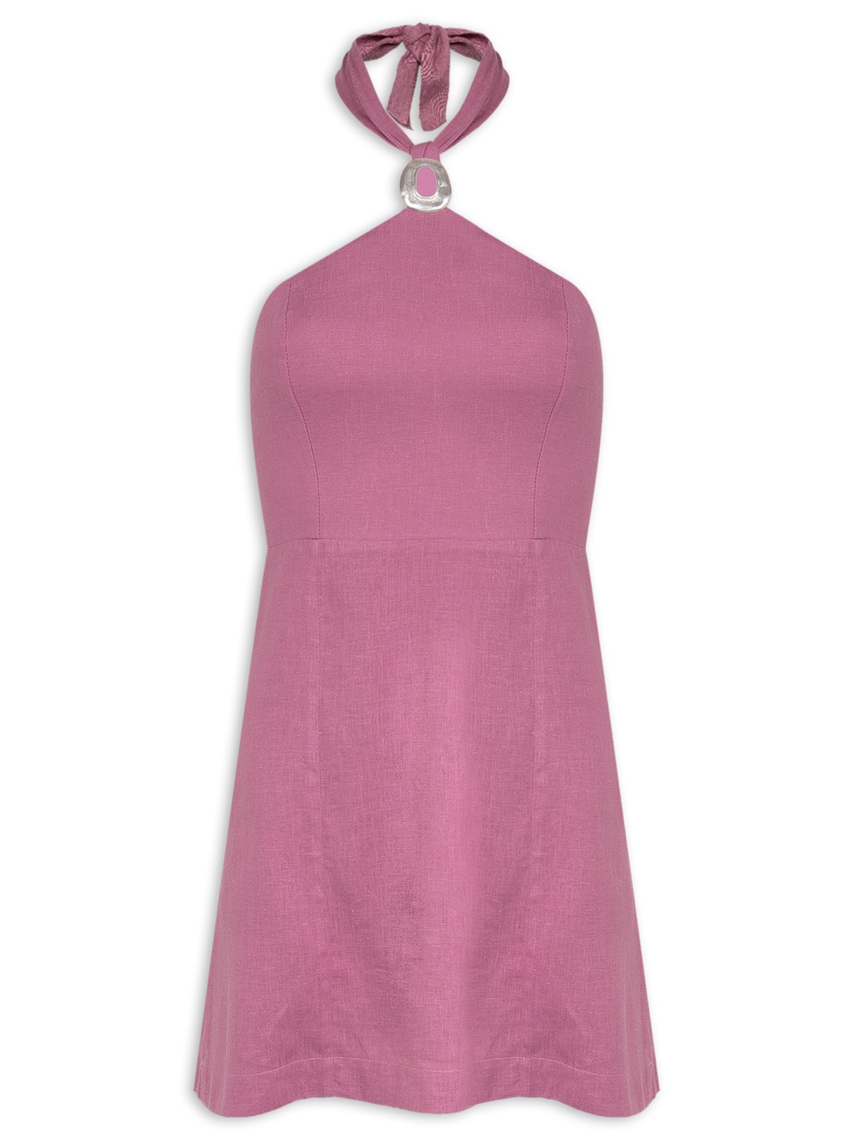Vestido Curto Naori Det - Rosa