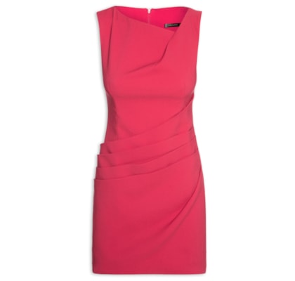 Vestido Curto Nathalie Pregas - Vermelho
