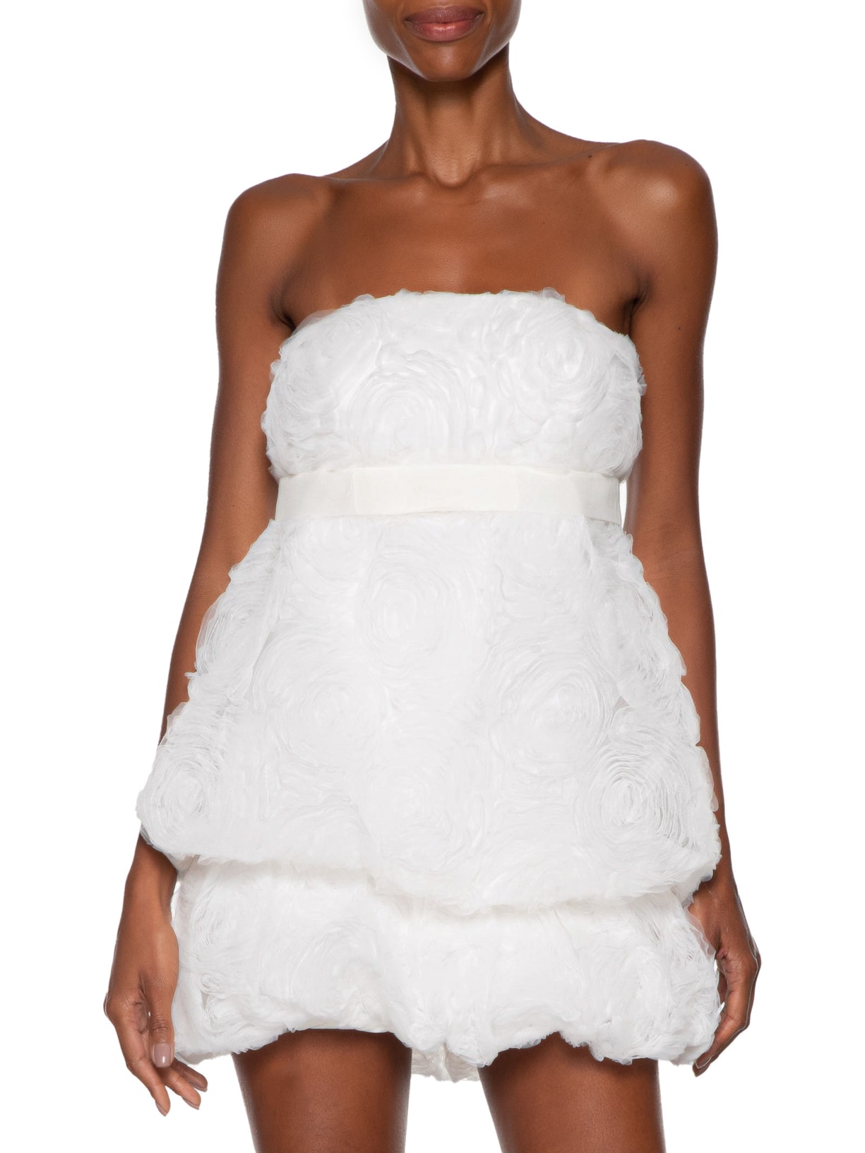 Vestido Curto Nina Balonê Branco Fabulous Agilitá