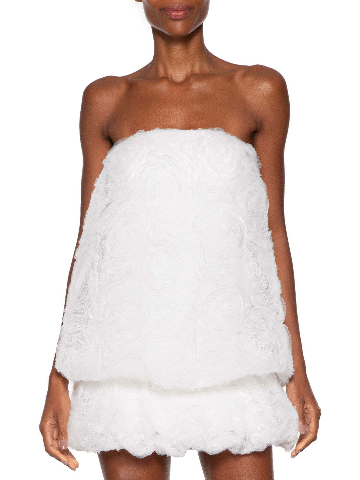 Vestido Curto Nina Balonê Branco Fabulous Agilitá