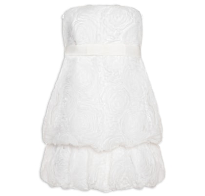 Vestido Curto Nina Balonê - Branco