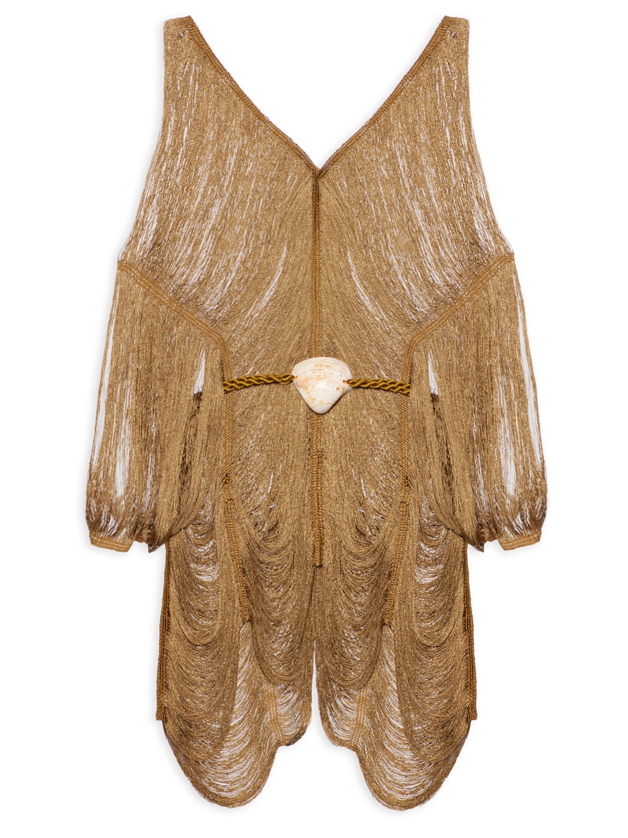 Vestido Curto Nira - Marrom