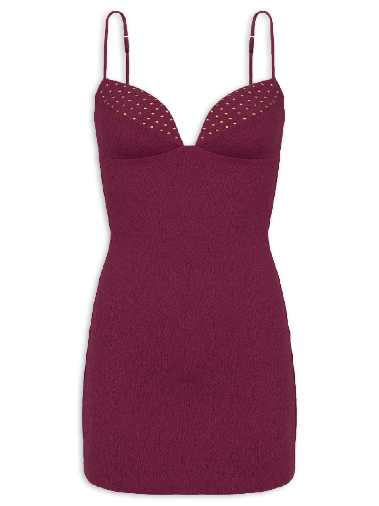 Vestido Curto Nova Det Vermelho Vix