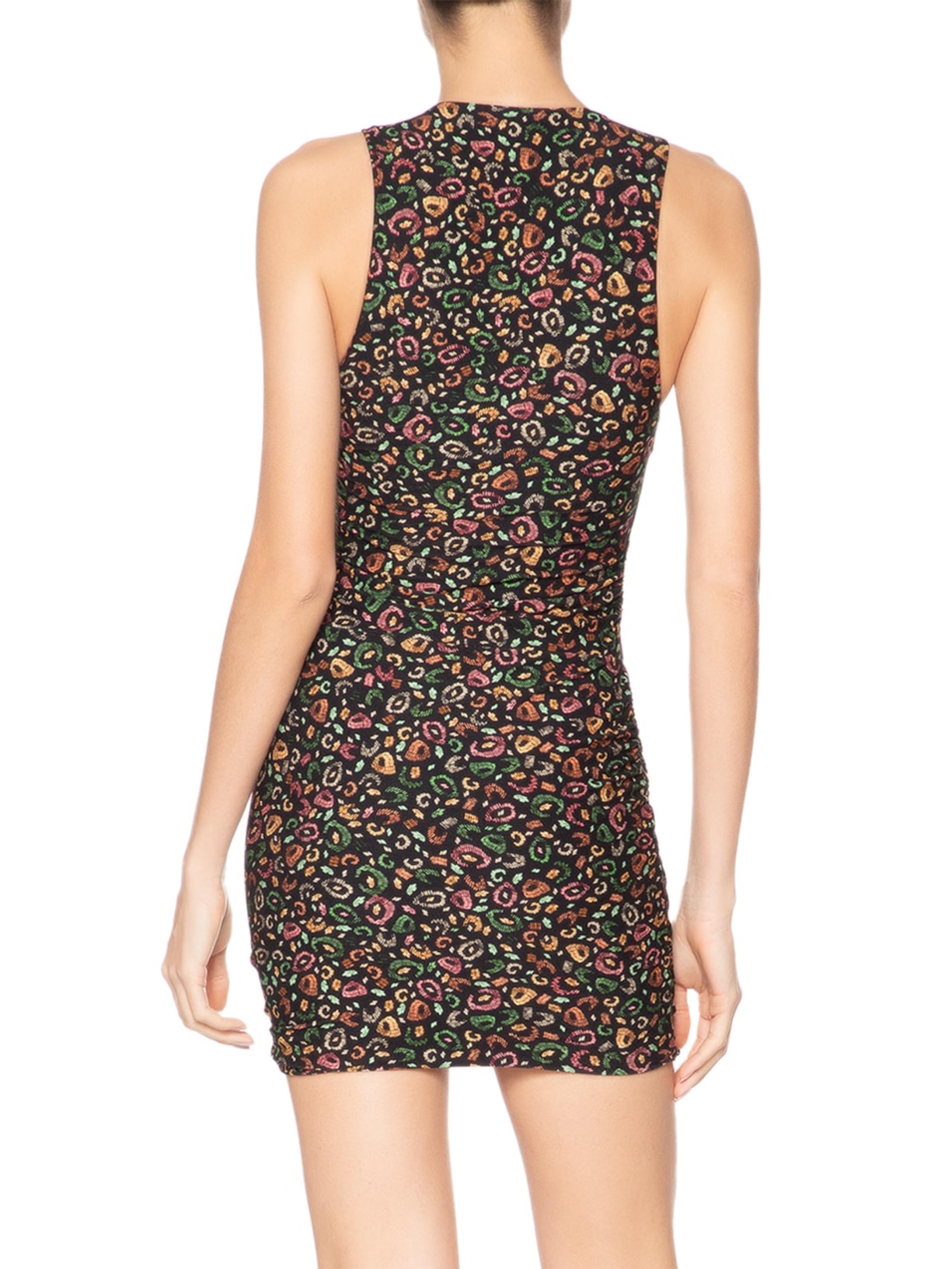 Vestido Curto Onça Borogodó Preto Farm