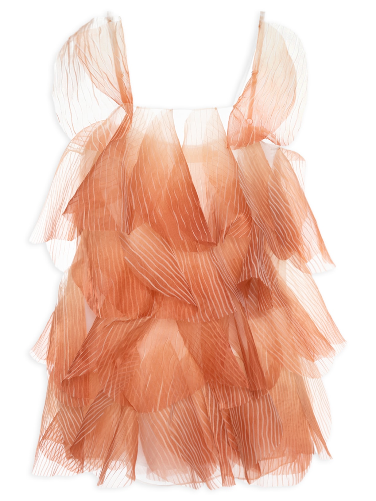 Vestido Curto Orelha De Pau - Laranja