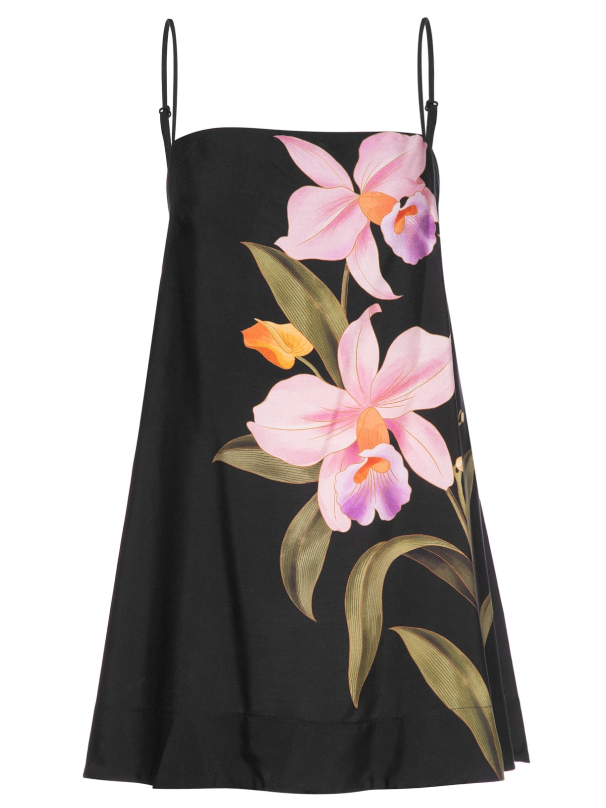 Vestido Curto Orquidea - Preto