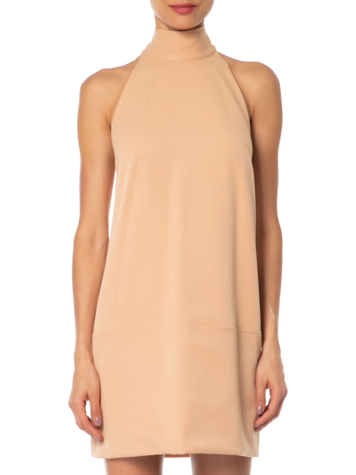 Vestido Curto Pamela Bege Animale