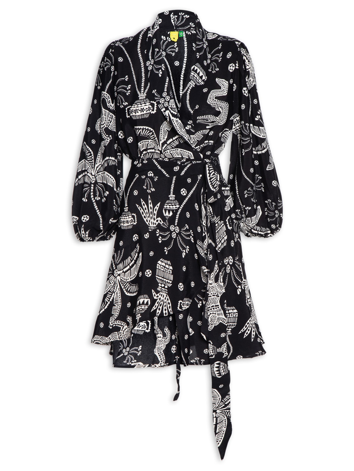 Vestido Curto Pasadena - Preto