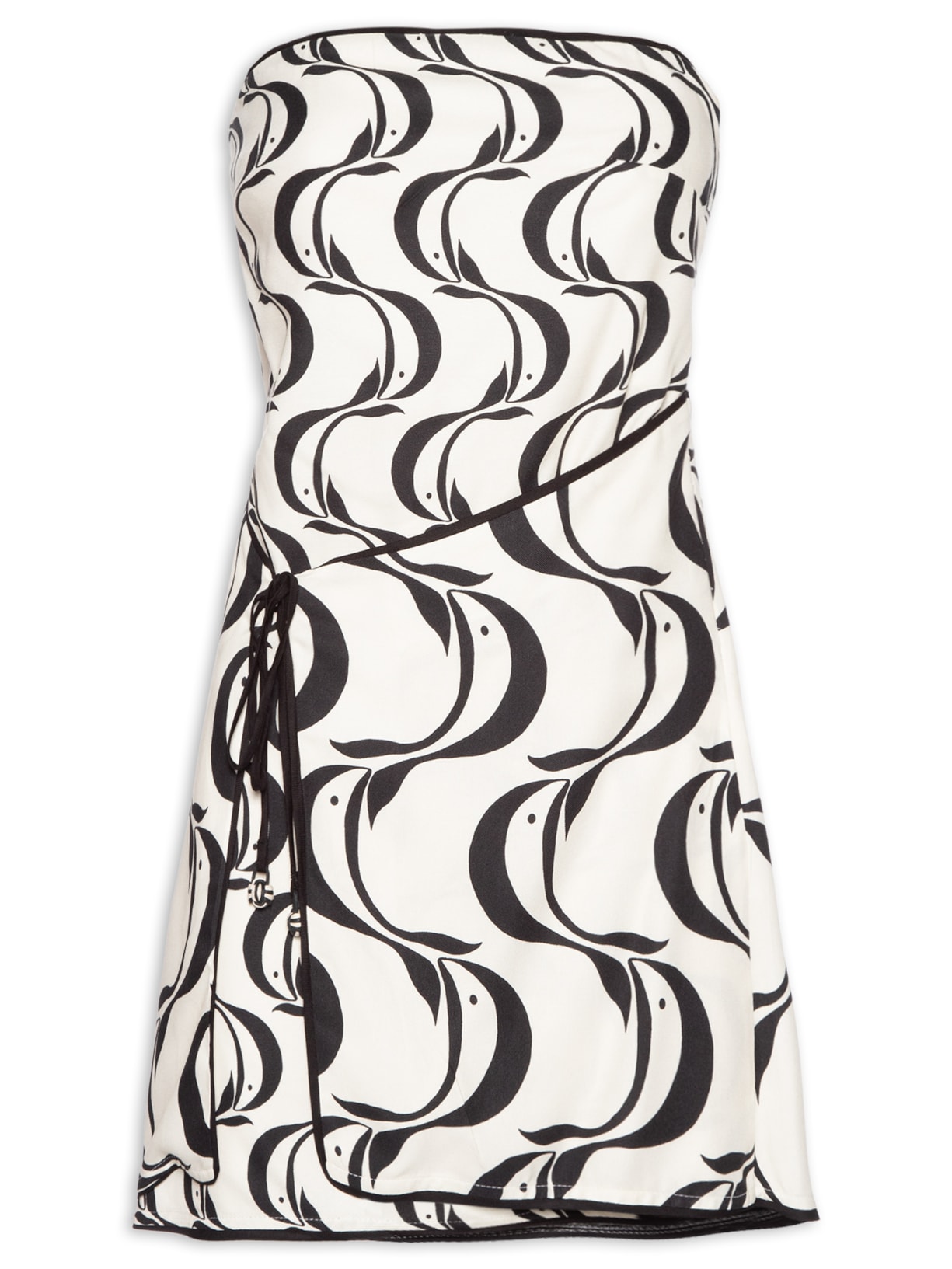 Vestido Curto Peixe Copa - Preto