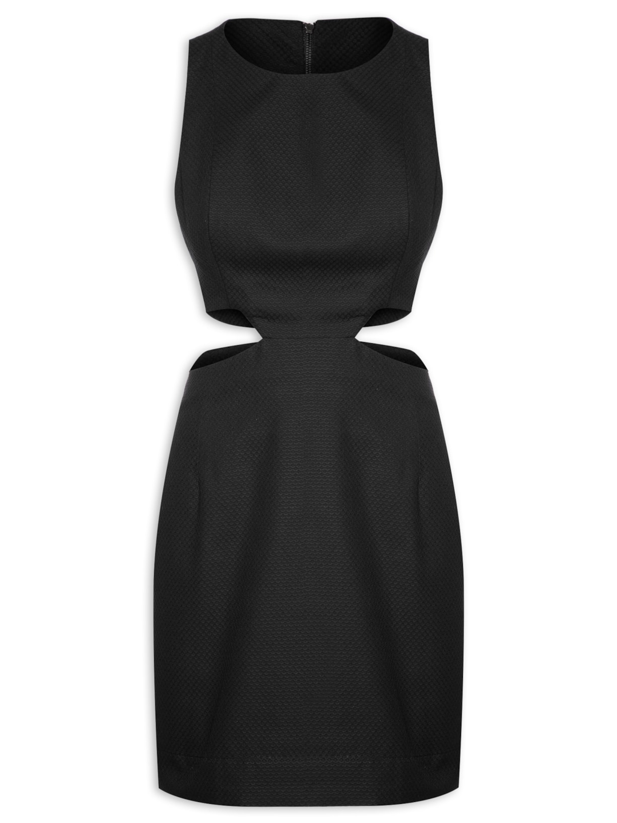 Vestido Curto Piquet - Preto