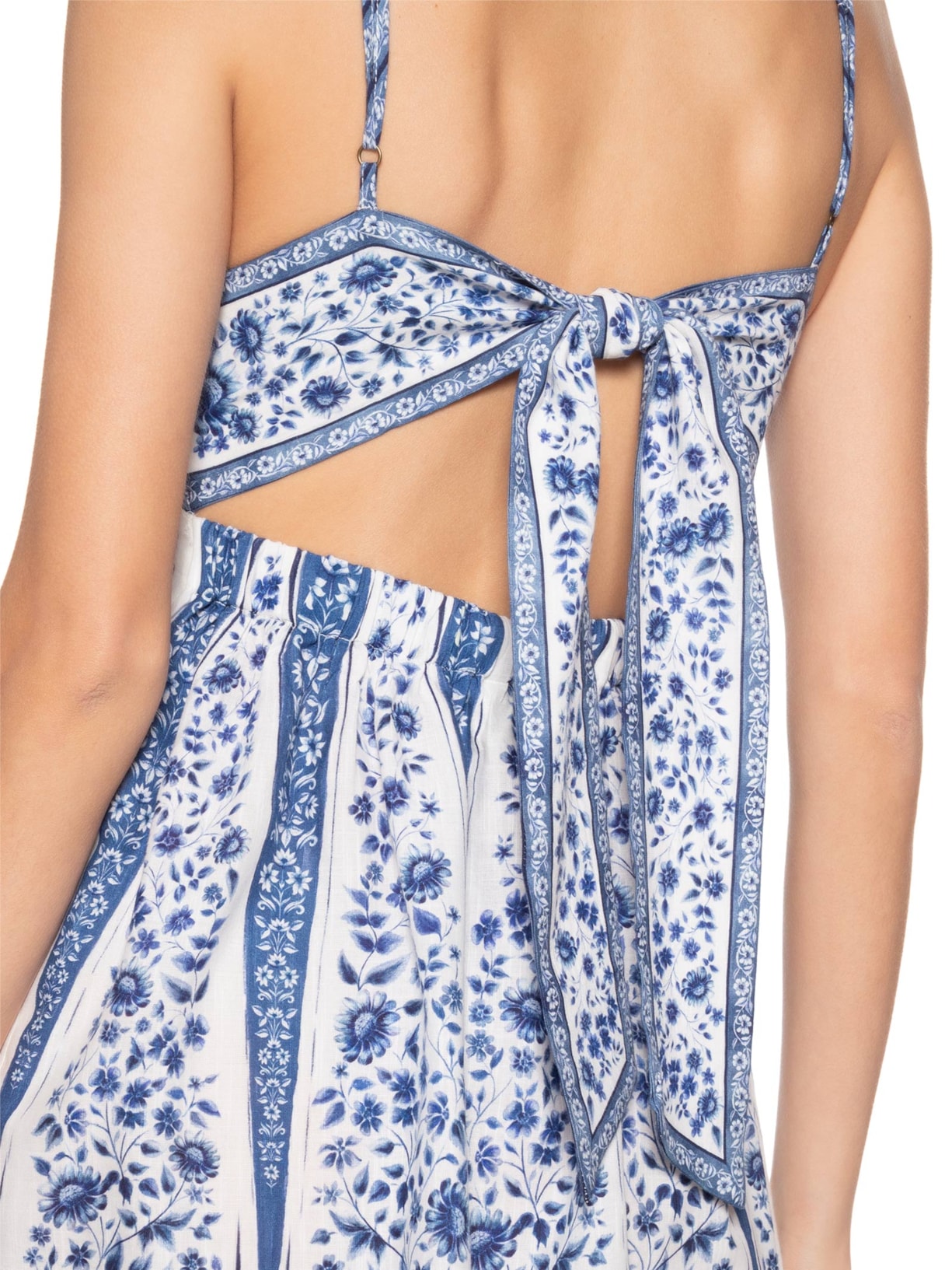 Vestido Curto Porcelana Branco Farm