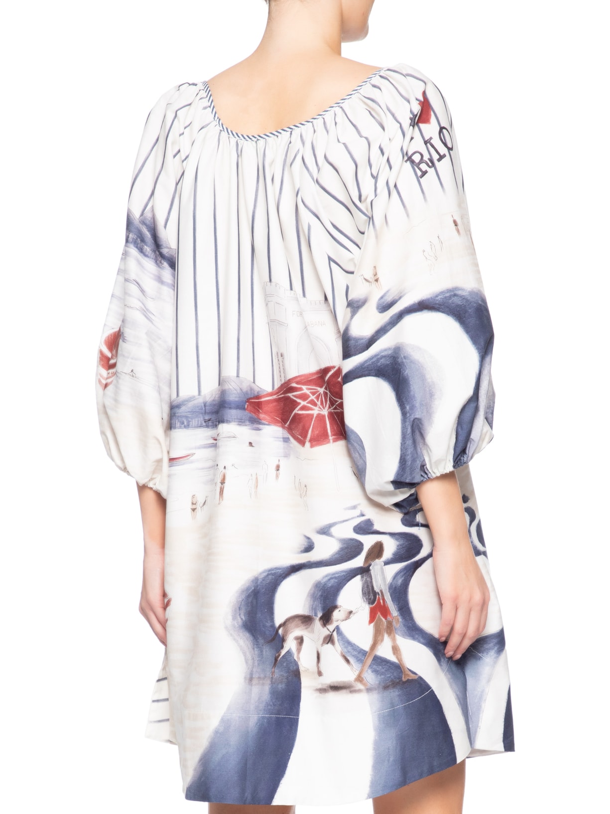 Vestido Curto Posto 6 – Azul Farm