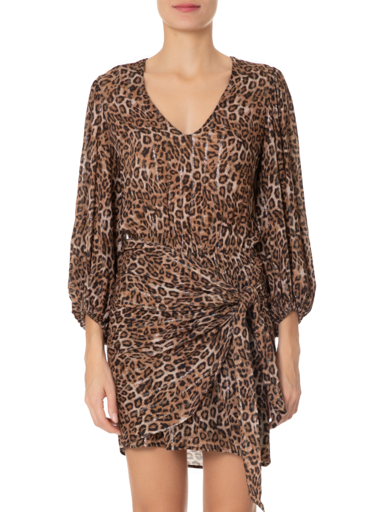 Vestido Curto Puma Maria Filó Animal Print