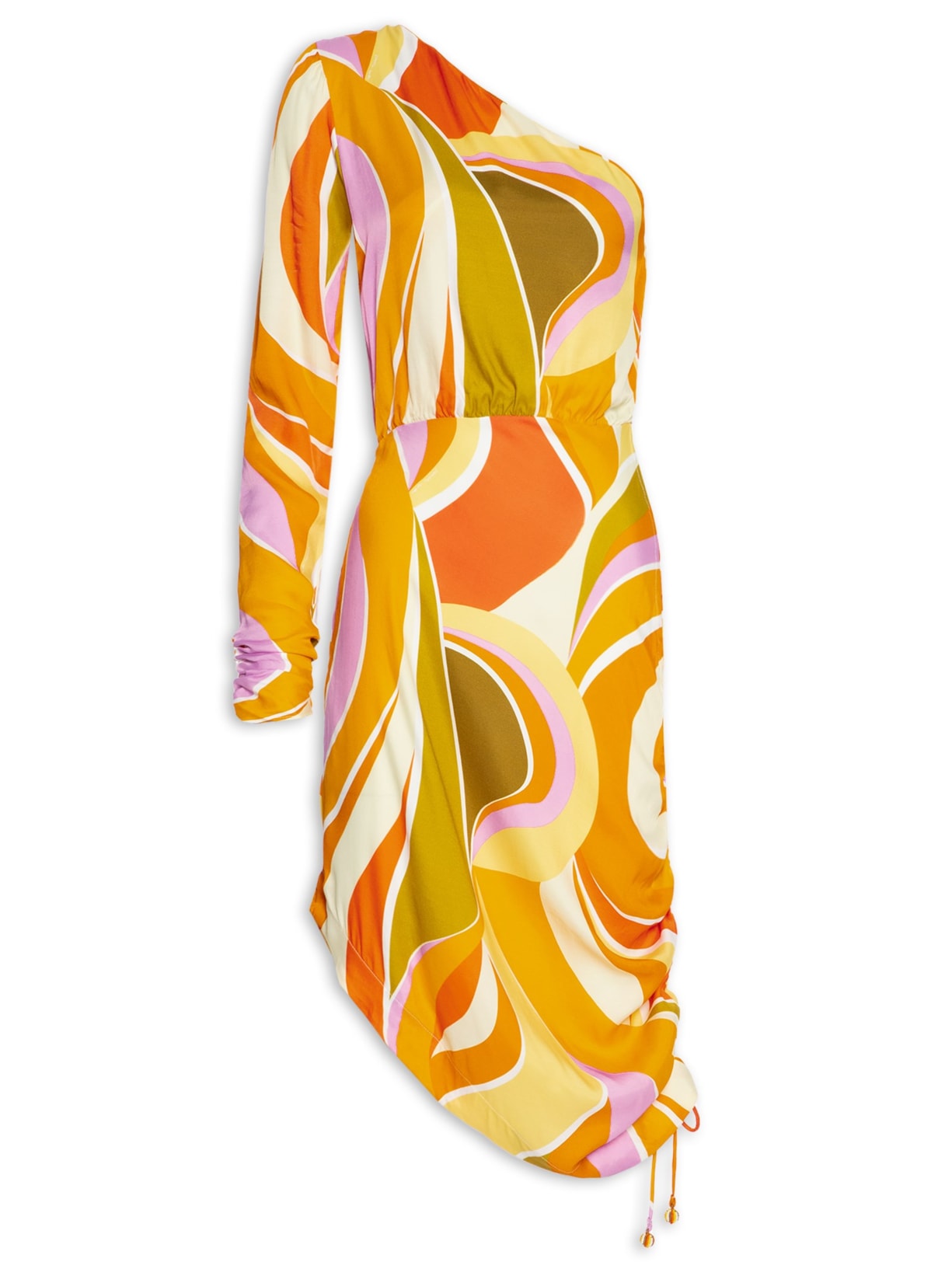 Vestido Curto Que Onda - Amarelo