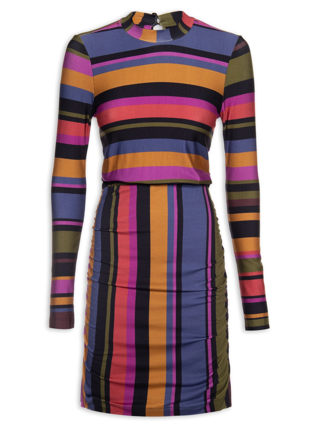 VESTIDO CURTO RAIOS - Branco